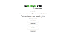 Tablet Screenshot of ilovermont.com
